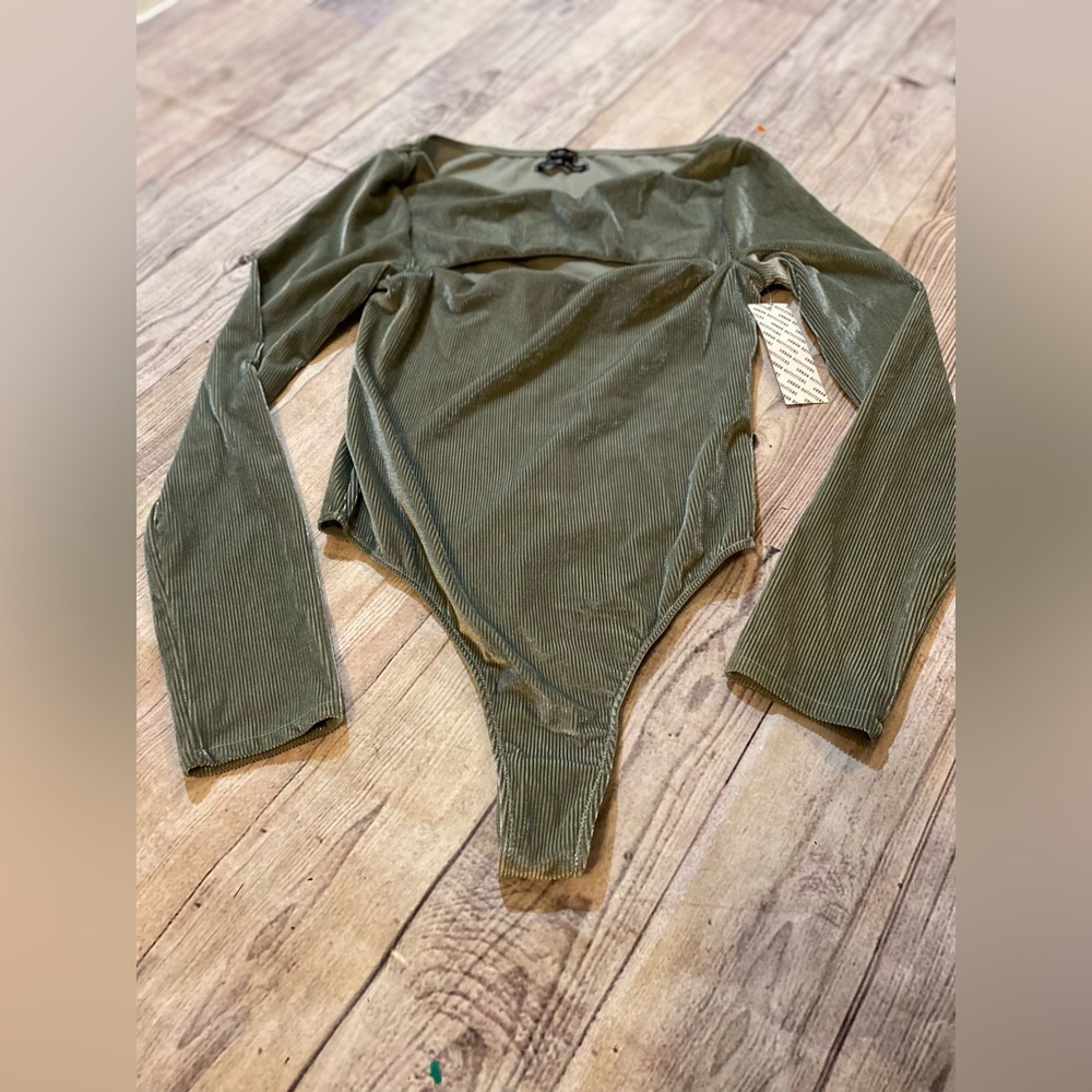 *Donating 5/30* Urban Outfitters Olive Green Bodysuit